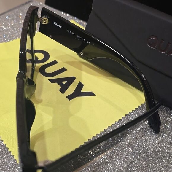 Quay Australia Notorious 50MM Square Sunglasses - Picture 5 of 8